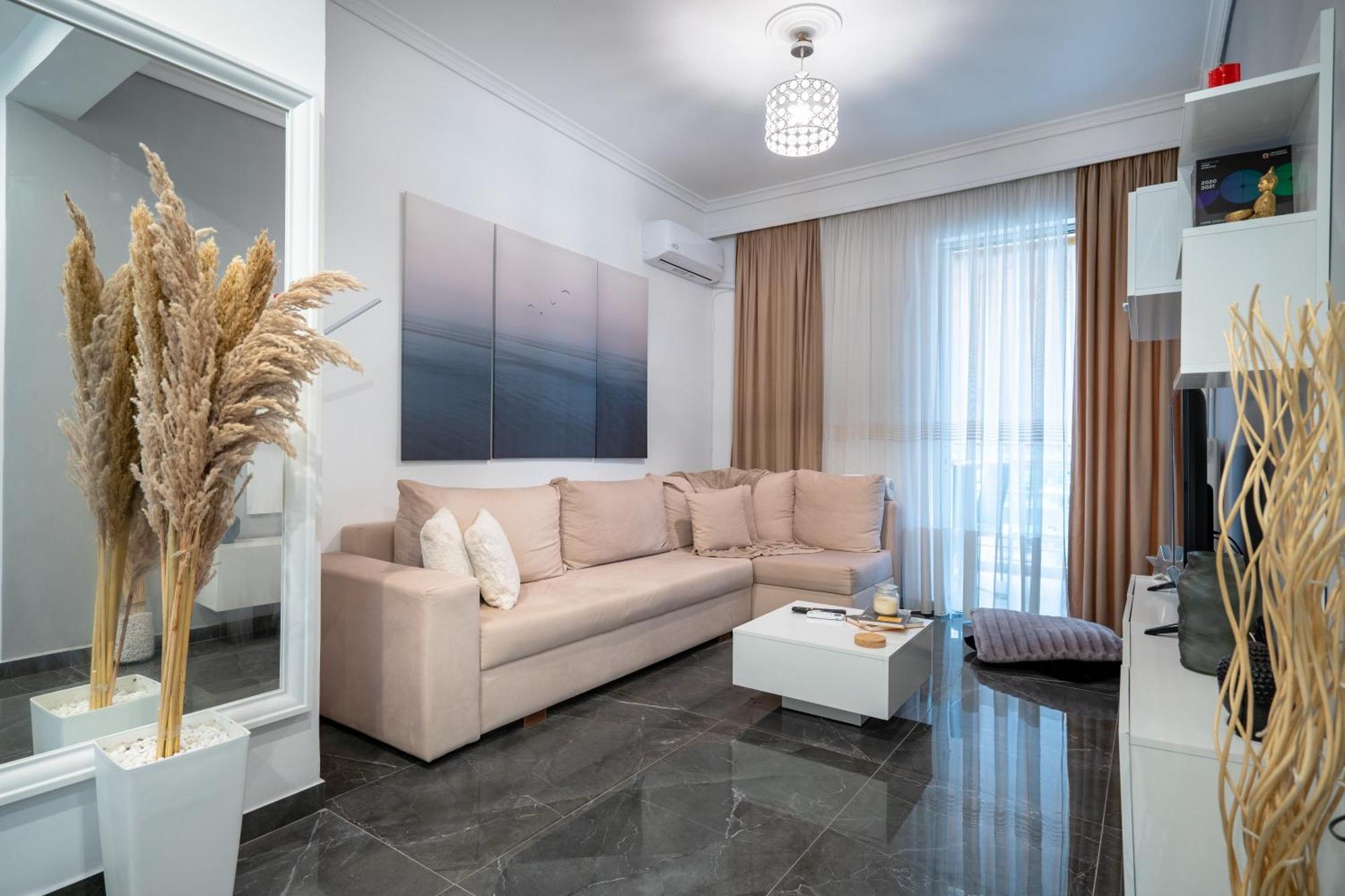 Neo Irakleio Train St. 1 Bedrm 4 Pers. Apartment Athena Bagian luar foto